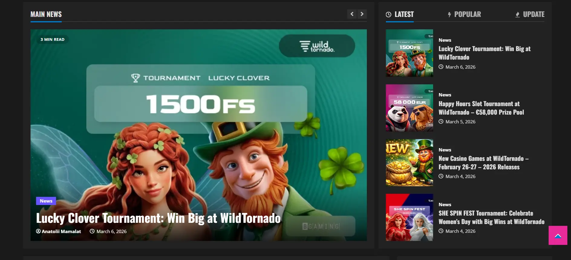 Blog do Cassino Wild Tornado